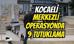 Kocaeli merkezli operasyonda 9 tutuklama