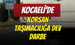 Kocaeli'de korsan taşımacılığa dev darbe: 3 araca 300 bin TL ceza yağdı!