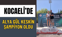 Kocaeli'nin Gururu Alya Gül Keskin Türkiye Şampiyonu Oldu