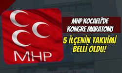 MHP Kocaeli'de Kongre Maratonu Başlıyor: İşte 5 İlçenin Hafta Sonu Takvimi!