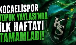 Kocaelispor'da İlk Kamp Haftası Sona Erdi