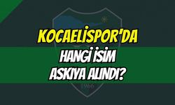 Kocaelispor'da Hangi İsim Askıya Alındı?