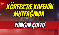 Körfez'de Kafenin Mutfağında Yangın Çıktı!