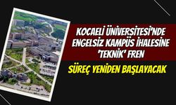 Kocaeli Üniversitesi'nde Engelsiz Kampüs İhalesine 'Teknik' Fren: Süreç Yeniden Başlayacak
