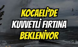 Kocaeli İçin Fırtına Uyarısı