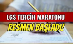 LGS tercih maratonu resmen başladı!