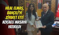Hilal Elmas, Bahçeli'yi ziyaret etti! Kocaeli masaya yatırıldı