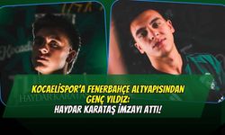 Kocaelispor’a Fenerbahçe Altyapısından Genç Yıldız: Haydar Karataş İmzayı Attı!