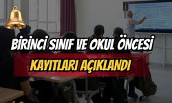1. sınıf ve okul öncesi kayıtları açıklandı