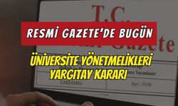 Resmi Gazete’de Bugün