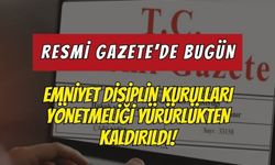 Resmi gazete’de bugün