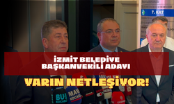 İzmit Belediye Başkanvekili Adayı Yarın Netleşiyor!
