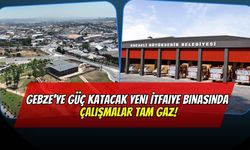 Gebze’ye Güç Katacak Yeni İtfaiye Binasında Çalışmalar Tam Gaz!