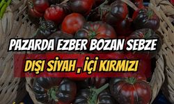 Pazarda ezber bozan sebze : dışı siyah içi kırmızı