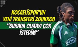 KOCAELİSPOR’UN YENİ TRANSFERİ TANGUY ZOUKROU: "BURADA OLMAYI ÇOK İSTEDİM"