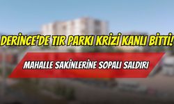 Derince’de Tır Parkı Krizi Kanlı Bitti! Mahalle Sakinlerine Sopalı Saldırı