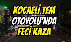 Kocaeli'de TEM Otoyolu'nda pazar sabahı feci kaza