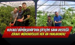 Kocaeli Büyükşehir’den Çiftçiye Saha Desteği: Ziraat Mühendisleri Her An Yanlarında!