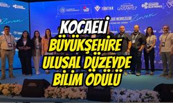 Kocaeli Büyükşehir'e ulusal düzeyde büyük bilim ödülü!