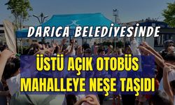Darıca’da muhteşem buluşma: ‘Bir Durak Bir Mutluluk’ otobüsü çocukların yüzünü güldürdü!