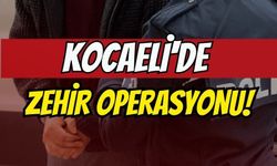 Kocaeli'de zehir operasyonu!
