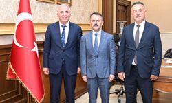 Ziraat Bankası Bölge Yöneticisi Abdullah Ak’tan Vali İlhami Aktaş’a Ziyaret