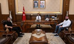 Milli Kick Boksçu Muhammed Dursun’dan Vali İlhami Aktaş’a Ziyaret