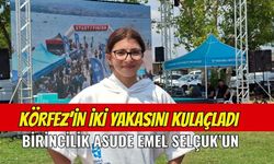 Körfezin İki Yakasını Kulaçladı, Birincilik Asude Emel Selçuk’un!