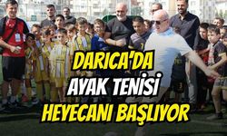 Darıca'da Ayak Tenisi Heyecanı Başlıyor