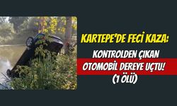 Kocaeli Kartepe’de Feci Kaza: Kontrolden Çıkan Otomobil Dereye Uçtu! (1 Ölü)