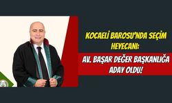 Kocaeli Barosu'nda Seçim Heyecanı: Av. Başar Değer Başkanlığa Aday Oldu!