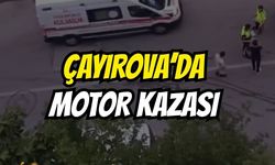 ÇAYIROVA’DA MOTOSİKLET KAZASI