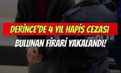 Derince’de 4 Yıl Hapis Cezası Bulunan Firari Yakalandı!