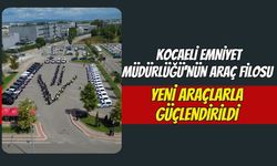Kocaeli Emniyet Müdürlüğü'nün Araç Filosu Yeni Araçlarla Güçlendirildi
