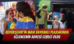 Büyükşehir’in Mavi Bayraklı Plajlarında Eğlencenin Adresi Cebeci Oldu