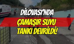 Son Dakika: Dilovası’nda Çamaşır Suyu Tankı Devrildi