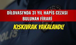 Dilovası'nda 31 Yıl Hapis Cezası Bulunan Firari Kıskıvrak Yakalandı!