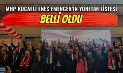 MHP Kocaeli Enes Emengen’in Yönetim Listesi Belli Oldu