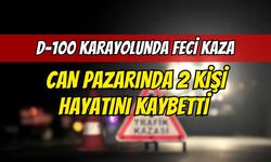 D-100 Karayolunda Feci Kaza: Can Pazarında 2 Kişi hayatını Kaybetti