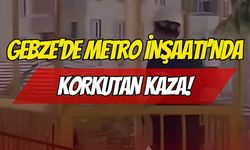 Kocaeli Gebze'de Metro İnşaatında İş Kazası