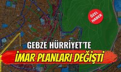 Gebze Hürriyet'te imar planları değişti