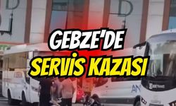 Gebze’de Servis Kazası