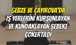 Gebze Ve Çayırova’da İş Yerlerini Kurşunlayan Ve Kundaklayan Şebeke Çökertildi