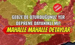 Gebze’de zemin riski mahalle mahalle belli oldu