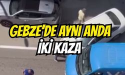 Gebze'de Aynı Anda İki Kaza