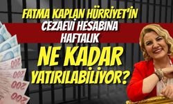 FATMA KAPLAN HÜRRİYET’İN CEZAEVİ HESABINA HAFTALIK NE KADAR YATIRILABİLİYOR?