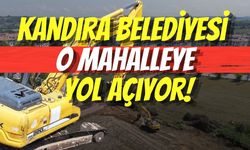 Kandıra Belediyesi O Mahalleye Yol Açıyor