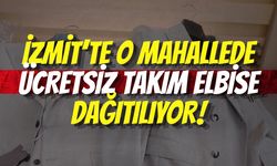 İzmit’te O Mahallede Ücretsiz Takım Elbise Dağıtılıyor