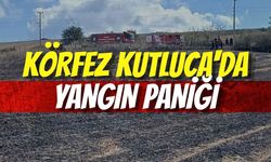 Körfez Kutluca Köyünde Yangın Paniği