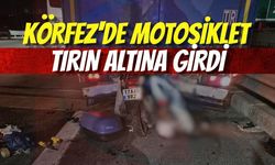 Körfez'de Kuzey Marmara Otoyolu'nda Motosiklet Tırın Altına Girdi
